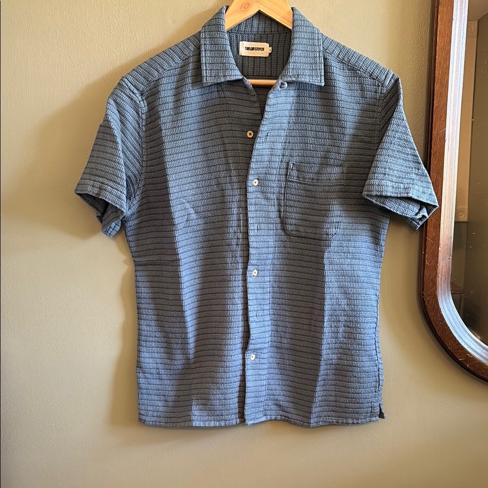 Taylor Stitch Blue Casual Button Down Shirt